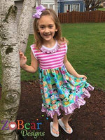 Girl's & Doll Simply Sweet Top & Dress Pattern Bundle Pack - Ellie and Mac, Digital (PDF) Sewing Patterns | USA, Canada, UK, Australia