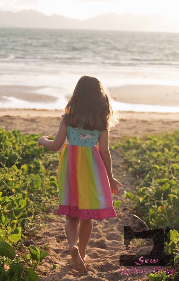 Girl's & Doll Simply Sweet Top & Dress Pattern Bundle Pack - Ellie and Mac, Digital (PDF) Sewing Patterns | USA, Canada, UK, Australia