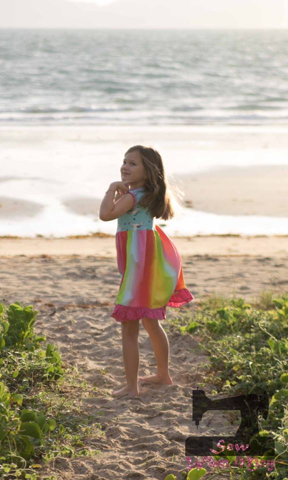Girl's & Doll Simply Sweet Top & Dress Pattern Bundle Pack - Ellie and Mac, Digital (PDF) Sewing Patterns | USA, Canada, UK, Australia