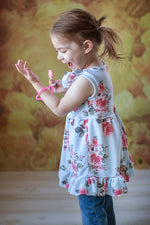 Girl's & Doll Simply Sweet Top & Dress Pattern Bundle Pack - Ellie and Mac, Digital (PDF) Sewing Patterns | USA, Canada, UK, Australia