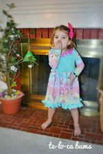Girl's & Doll Simply Sweet Top & Dress Pattern Bundle Pack - Ellie and Mac, Digital (PDF) Sewing Patterns | USA, Canada, UK, Australia