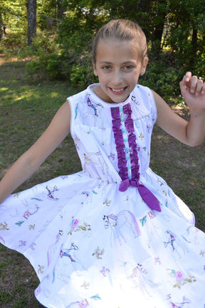 Girl's Sunkissed Dress Pattern - Ellie and Mac, Digital (PDF) Sewing Patterns | USA, Canada, UK, Australia