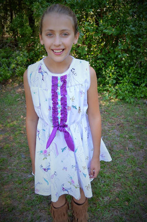 Girl's Sunkissed Dress Pattern - Ellie and Mac, Digital (PDF) Sewing Patterns | USA, Canada, UK, Australia