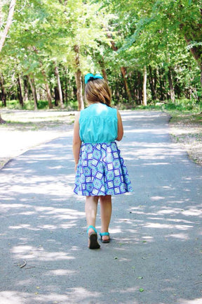 Girl's Sunkissed Dress Pattern - Ellie and Mac, Digital (PDF) Sewing Patterns | USA, Canada, UK, Australia