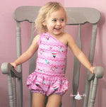 Girl's Sunshine Romper Pattern - Ellie and Mac, Digital (PDF) Sewing Patterns | USA, Canada, UK, Australia