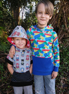 Boy's Swag Hoodie Pattern - Ellie and Mac, Digital (PDF) Sewing Patterns | USA, Canada, UK, Australia