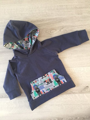 Boy's Swag Hoodie Pattern - Ellie and Mac, Digital (PDF) Sewing Patterns | USA, Canada, UK, Australia