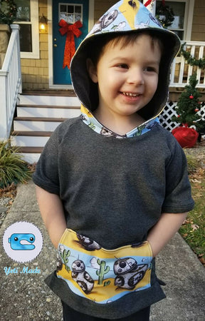 Boy's Swag Hoodie Pattern - Ellie and Mac, Digital (PDF) Sewing Patterns | USA, Canada, UK, Australia