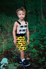 Teacher's Pet Romper & Dress Pattern - Ellie and Mac, Digital (PDF) Sewing Patterns | USA, Canada, UK, Australia