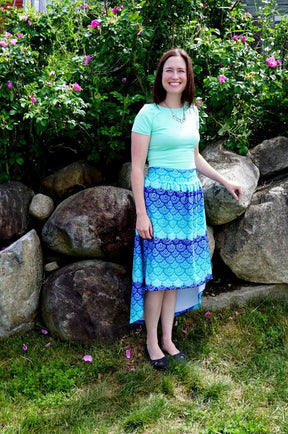 Women's Trendsetter Skirt Pattern Wacky - Ellie and Mac, Digital (PDF) Sewing Patterns | USA, Canada, UK, Australia