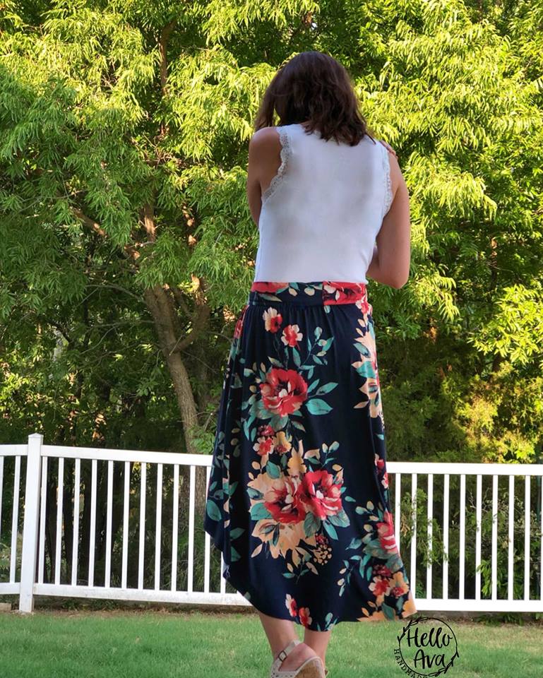 Women's Trendsetter Skirt Pattern Wacky - Ellie and Mac, Digital (PDF) Sewing Patterns | USA, Canada, UK, Australia