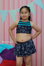 Girl's Tropical Getaway Swimsuit Mix & Match Pattern - Ellie and Mac, Digital (PDF) Sewing Patterns | USA, Canada, UK, Australia