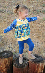 Girl's Tulip Tunic Pattern - Ellie and Mac, Digital (PDF) Sewing Patterns | USA, Canada, UK, Australia