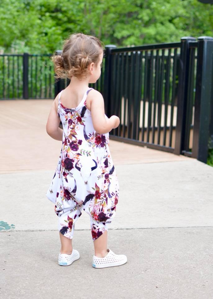 Girl's Vacation Romper Pattern - Ellie and Mac, Digital (PDF) Sewing Patterns | USA, Canada, UK, Australia
