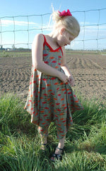 Girl's Vacation Romper Pattern - Ellie and Mac, Digital (PDF) Sewing Patterns | USA, Canada, UK, Australia