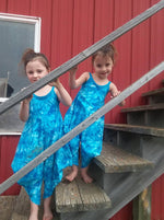Girl's Vacation Romper Pattern - Ellie and Mac, Digital (PDF) Sewing Patterns | USA, Canada, UK, Australia