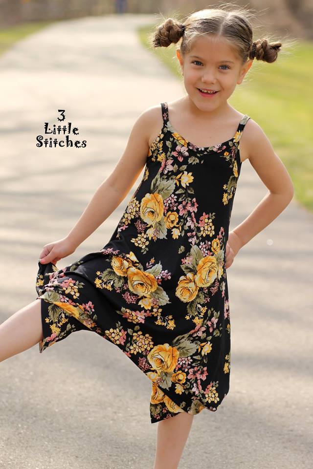 Girl's Vacation Romper Pattern - Ellie and Mac, Digital (PDF) Sewing Patterns | USA, Canada, UK, Australia