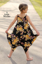 Girl's Vacation Romper Pattern - Ellie and Mac, Digital (PDF) Sewing Patterns | USA, Canada, UK, Australia