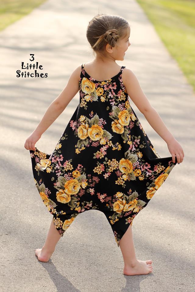 Girl's Vacation Romper Pattern - Ellie and Mac, Digital (PDF) Sewing Patterns | USA, Canada, UK, Australia
