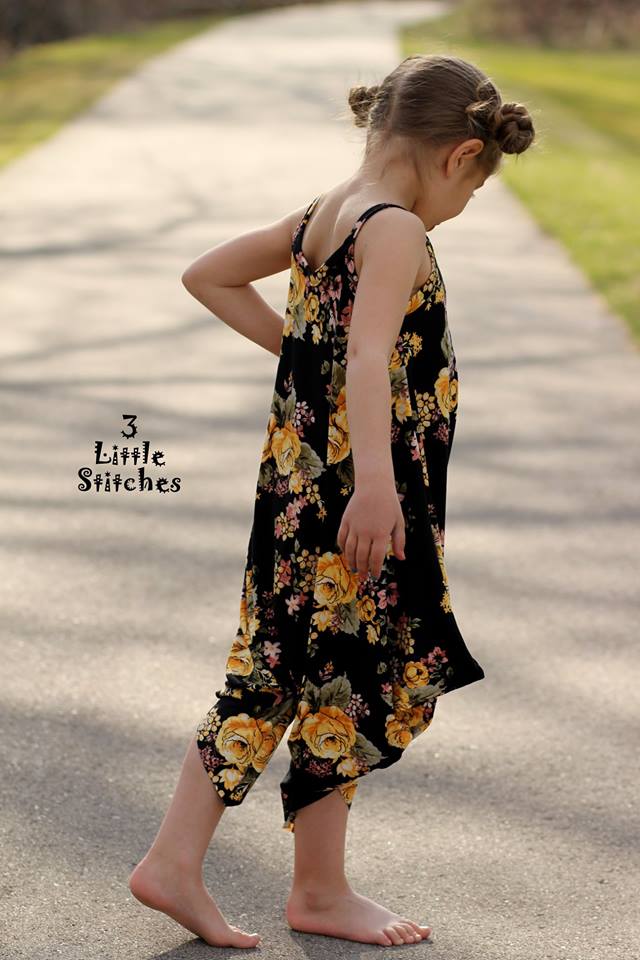 Girl's Vacation Romper Pattern - Ellie and Mac, Digital (PDF) Sewing Patterns | USA, Canada, UK, Australia
