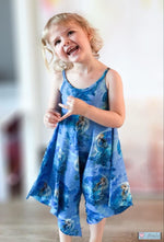 Girl's Vacation Romper Pattern - Ellie and Mac, Digital (PDF) Sewing Patterns | USA, Canada, UK, Australia