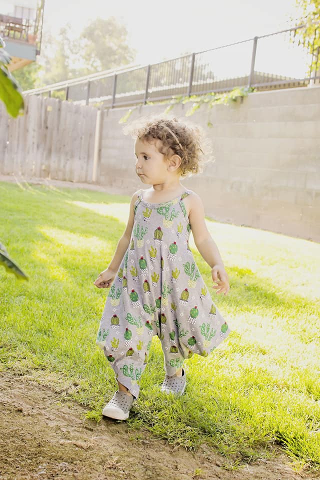 Girl's Vacation Romper Pattern - Ellie and Mac, Digital (PDF) Sewing Patterns | USA, Canada, UK, Australia