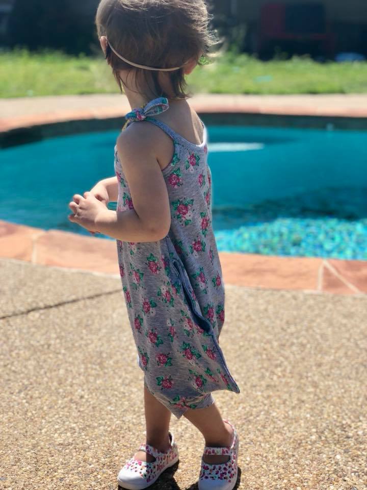 Girl's Vacation Romper Pattern - Ellie and Mac, Digital (PDF) Sewing Patterns | USA, Canada, UK, Australia