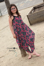 Girl's Vacation Romper Pattern - Ellie and Mac, Digital (PDF) Sewing Patterns | USA, Canada, UK, Australia