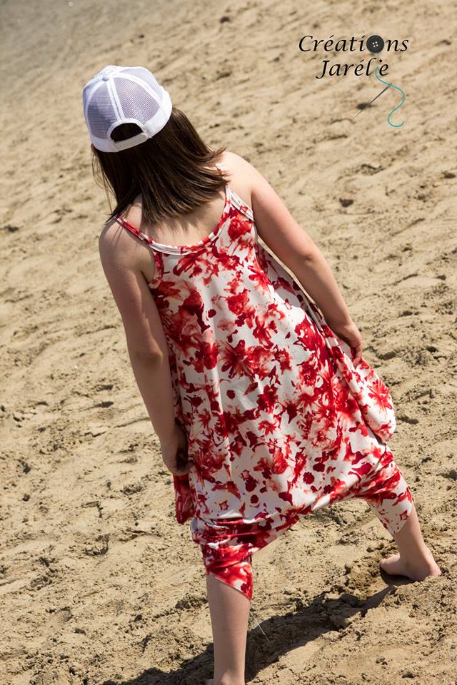 Girl's Vacation Romper Pattern - Ellie and Mac, Digital (PDF) Sewing Patterns | USA, Canada, UK, Australia