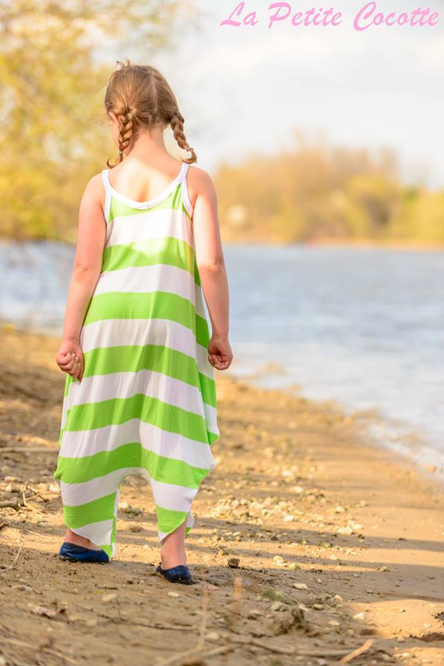 Girl's Vacation Romper Pattern - Ellie and Mac, Digital (PDF) Sewing Patterns | USA, Canada, UK, Australia