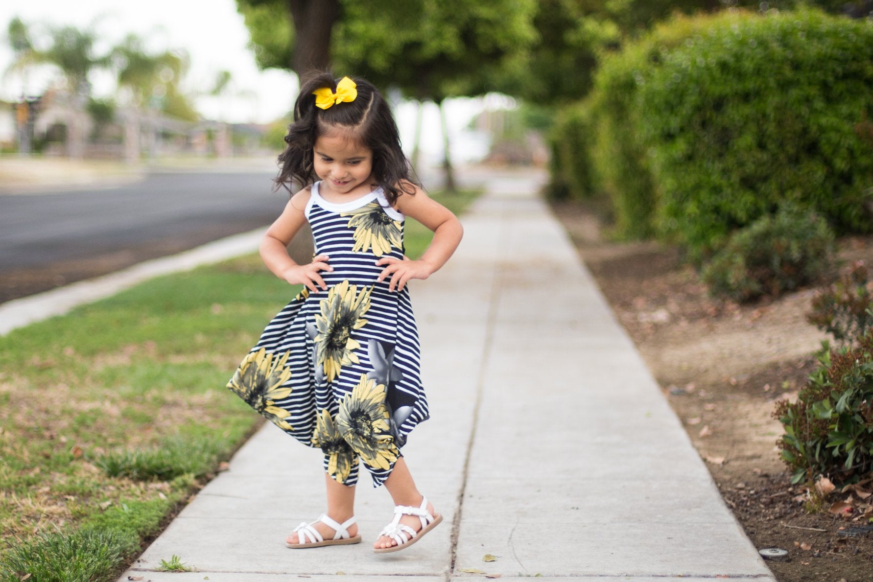 Girl's Vacation Romper Pattern - Ellie and Mac, Digital (PDF) Sewing Patterns | USA, Canada, UK, Australia