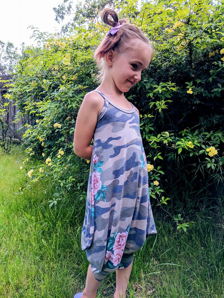 Girl's Vacation Romper Pattern - Ellie and Mac, Digital (PDF) Sewing Patterns | USA, Canada, UK, Australia