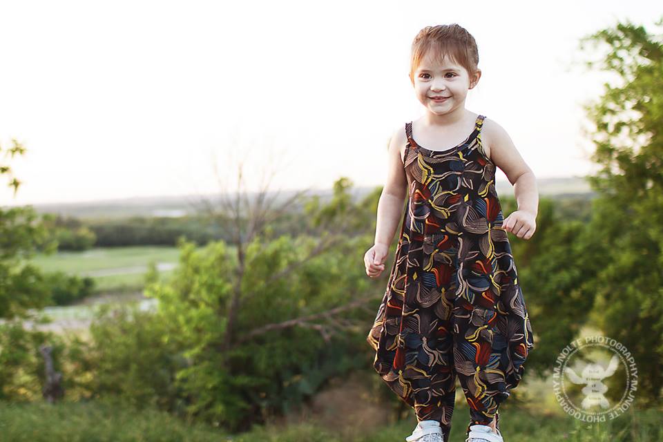 Girl's Vacation Romper Pattern - Ellie and Mac, Digital (PDF) Sewing Patterns | USA, Canada, UK, Australia