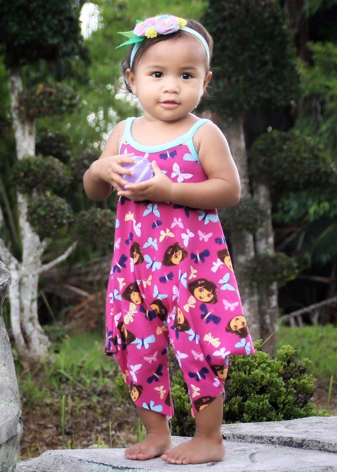 Girl's Vacation Romper Pattern - Ellie and Mac, Digital (PDF) Sewing Patterns | USA, Canada, UK, Australia