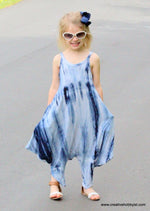 Girl's Vacation Romper Pattern - Ellie and Mac, Digital (PDF) Sewing Patterns | USA, Canada, UK, Australia