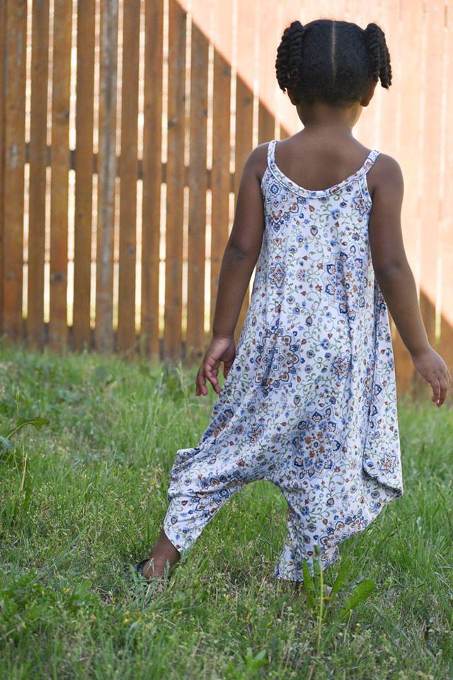 Girl's Vacation Romper Pattern - Ellie and Mac, Digital (PDF) Sewing Patterns | USA, Canada, UK, Australia