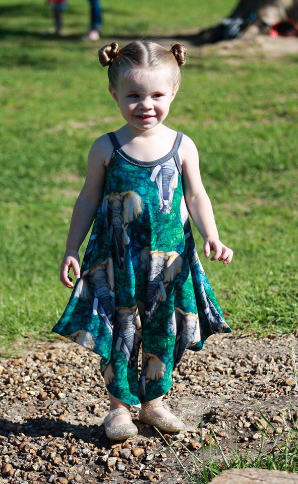 Girl's Vacation Romper Pattern - Ellie and Mac, Digital (PDF) Sewing Patterns | USA, Canada, UK, Australia