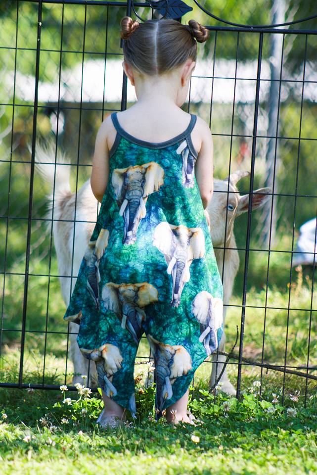 Girl's Vacation Romper Pattern - Ellie and Mac, Digital (PDF) Sewing Patterns | USA, Canada, UK, Australia