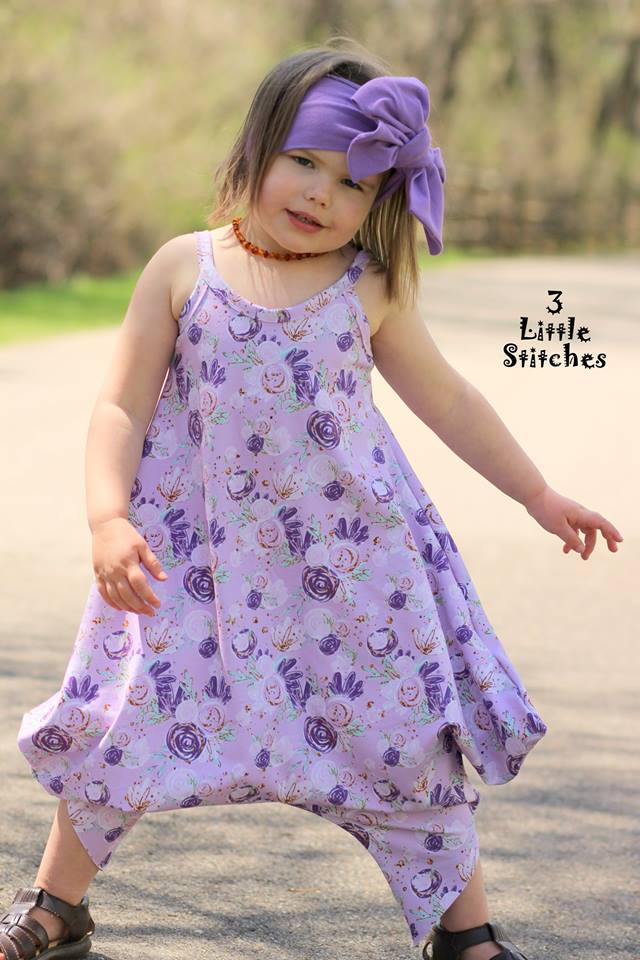 Girl's Vacation Romper Pattern - Ellie and Mac, Digital (PDF) Sewing Patterns | USA, Canada, UK, Australia
