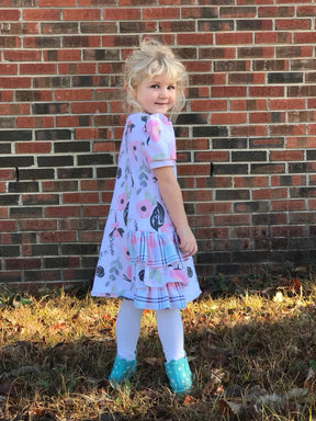 Girl's With Love Dress Pattern - Ellie and Mac, Digital (PDF) Sewing Patterns | USA, Canada, UK, Australia