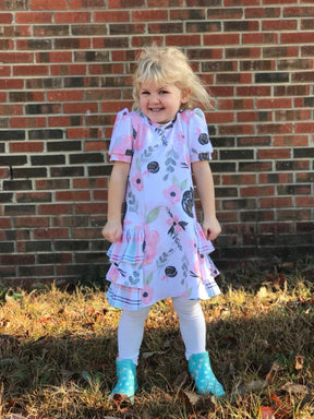 Girl's With Love Dress Pattern - Ellie and Mac, Digital (PDF) Sewing Patterns | USA, Canada, UK, Australia