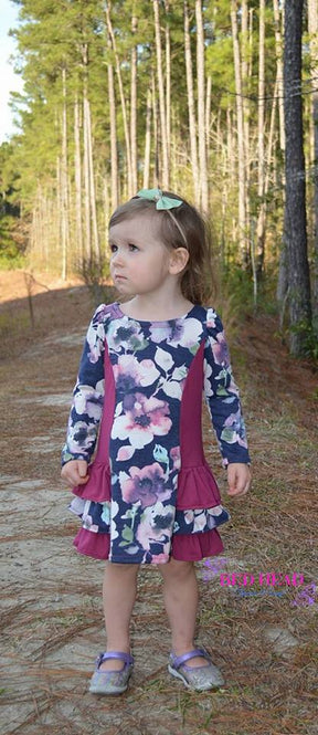 Girl's With Love Dress Pattern - Ellie and Mac, Digital (PDF) Sewing Patterns | USA, Canada, UK, Australia