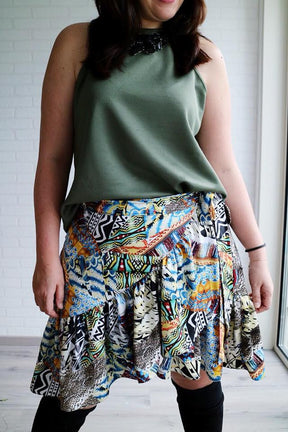 Women's Wrap Skirt Pattern - Ellie and Mac, Digital (PDF) Sewing Patterns | USA, Canada, UK, Australia