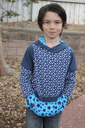 Boy's Zayne Hoodie Pattern - Ellie and Mac, Digital (PDF) Sewing Patterns | USA, Canada, UK, Australia