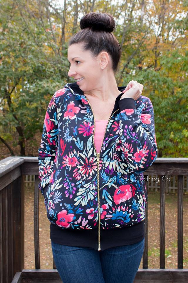 Zip It Jacket Pattern (Curvy Size Chart)