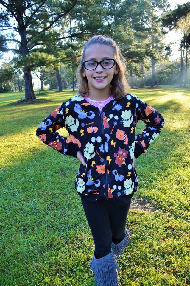Unisex Zip It Jacket Pattern - Ellie and Mac, Digital (PDF) Sewing Patterns | USA, Canada, UK, Australia