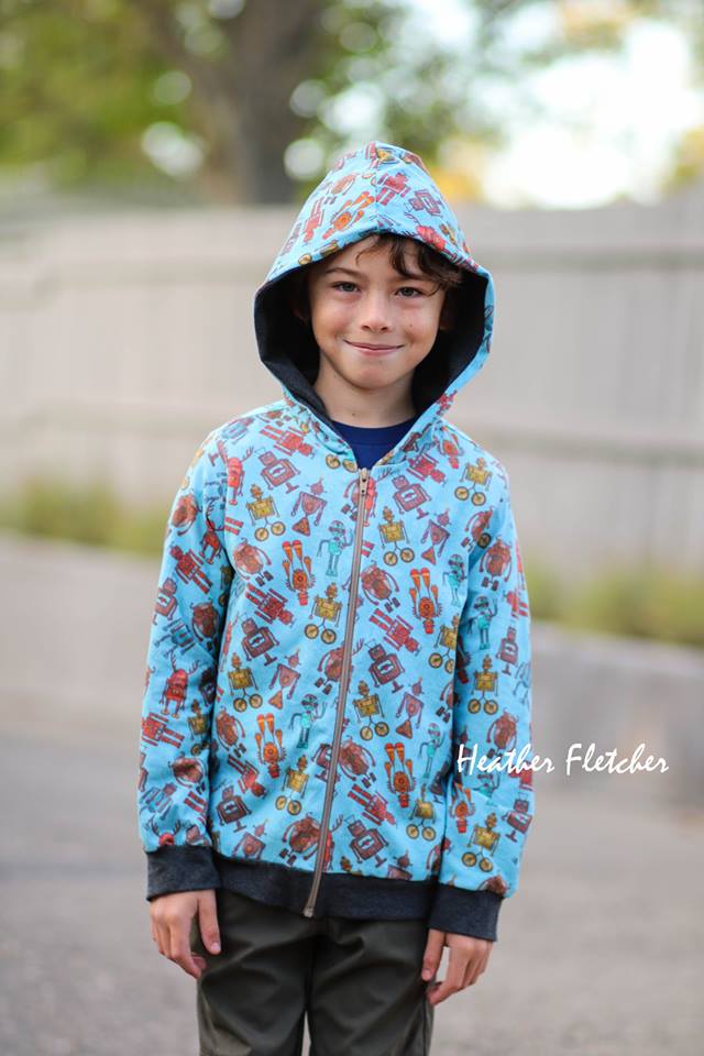 Unisex Zip It Jacket Pattern - Ellie and Mac, Digital (PDF) Sewing Patterns | USA, Canada, UK, Australia