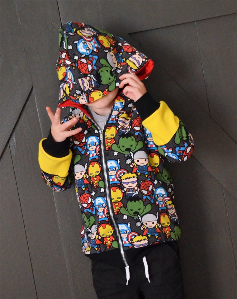 Unisex Zip It Jacket Pattern - Ellie and Mac, Digital (PDF) Sewing Patterns | USA, Canada, UK, Australia