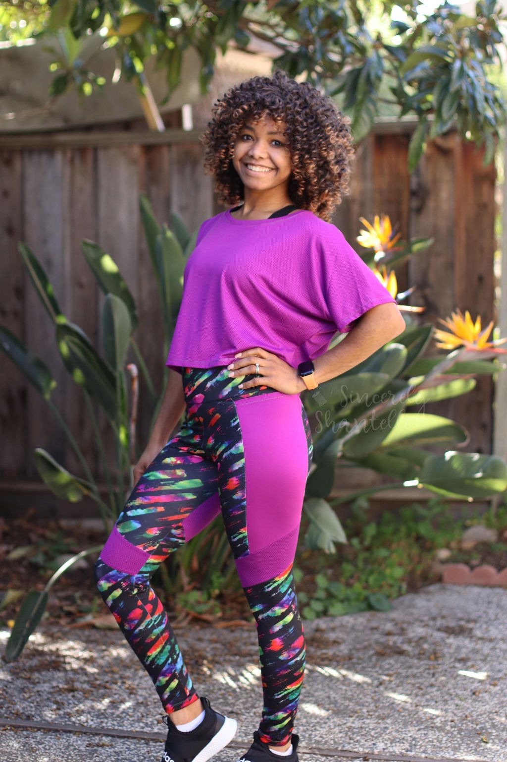 Colour Block Sports Leggings