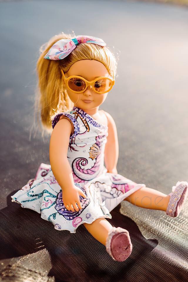 Island Hopper Doll Dress Pattern